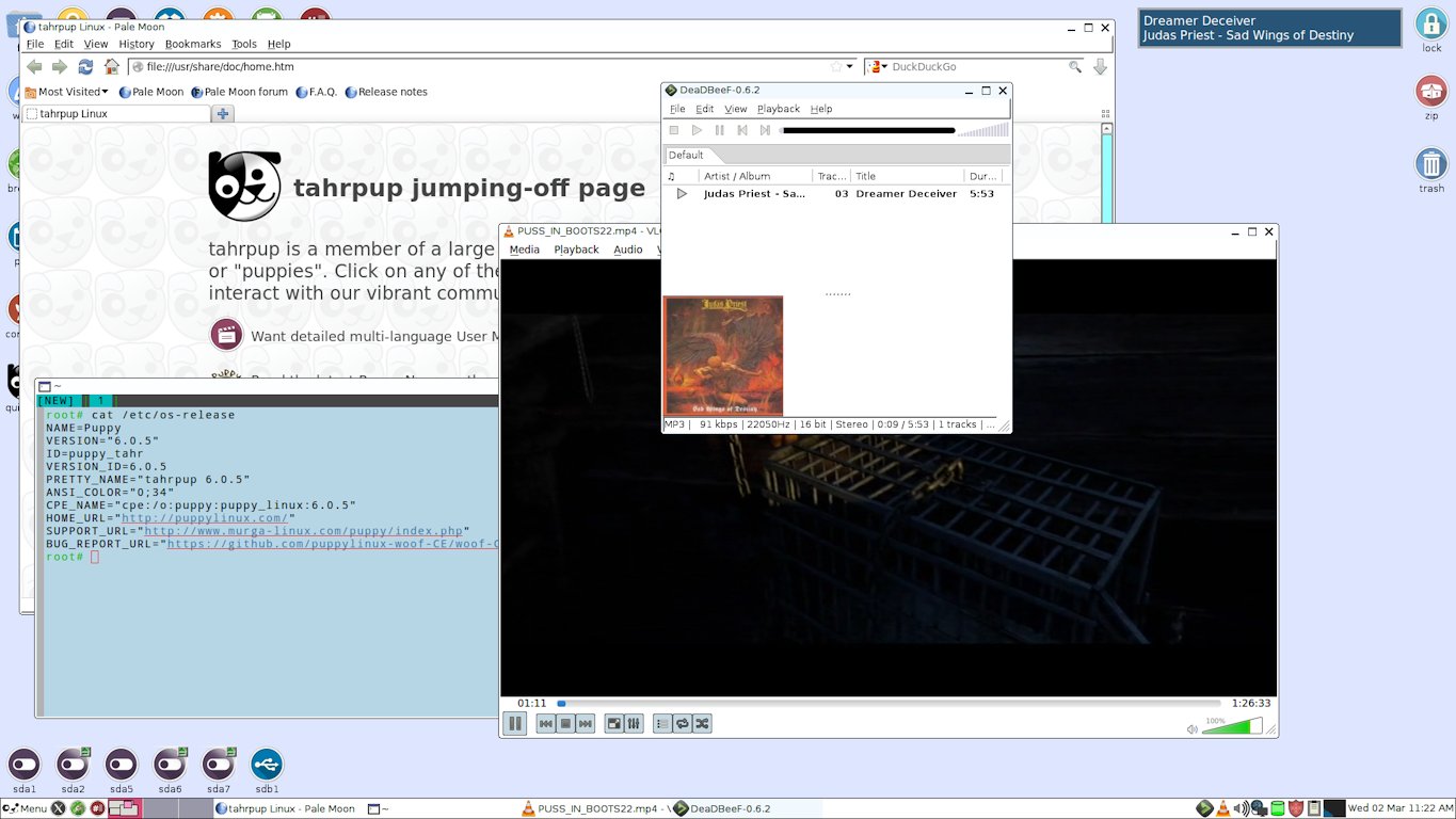 Screenshot of Tahrpup 6.0.5